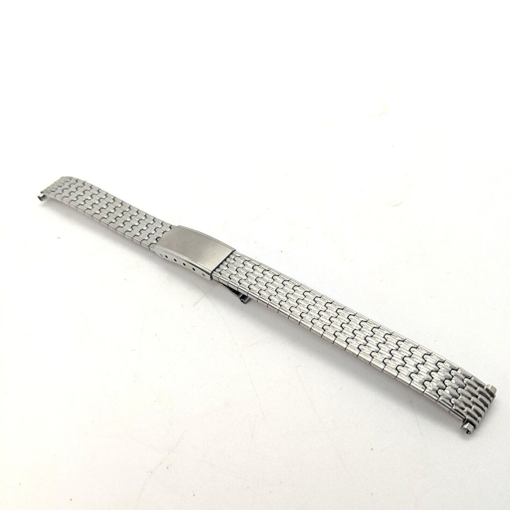 Speidel Womens Watch Band Stainless Steel 14mm Folding Clasp Vtg 6 Long 28$